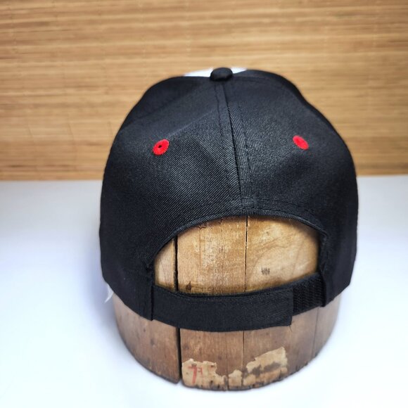 XBOX Minecon Live PlayStation Baseball Cap Hat black white red Hook & Loop Close - Picture 5 of 8